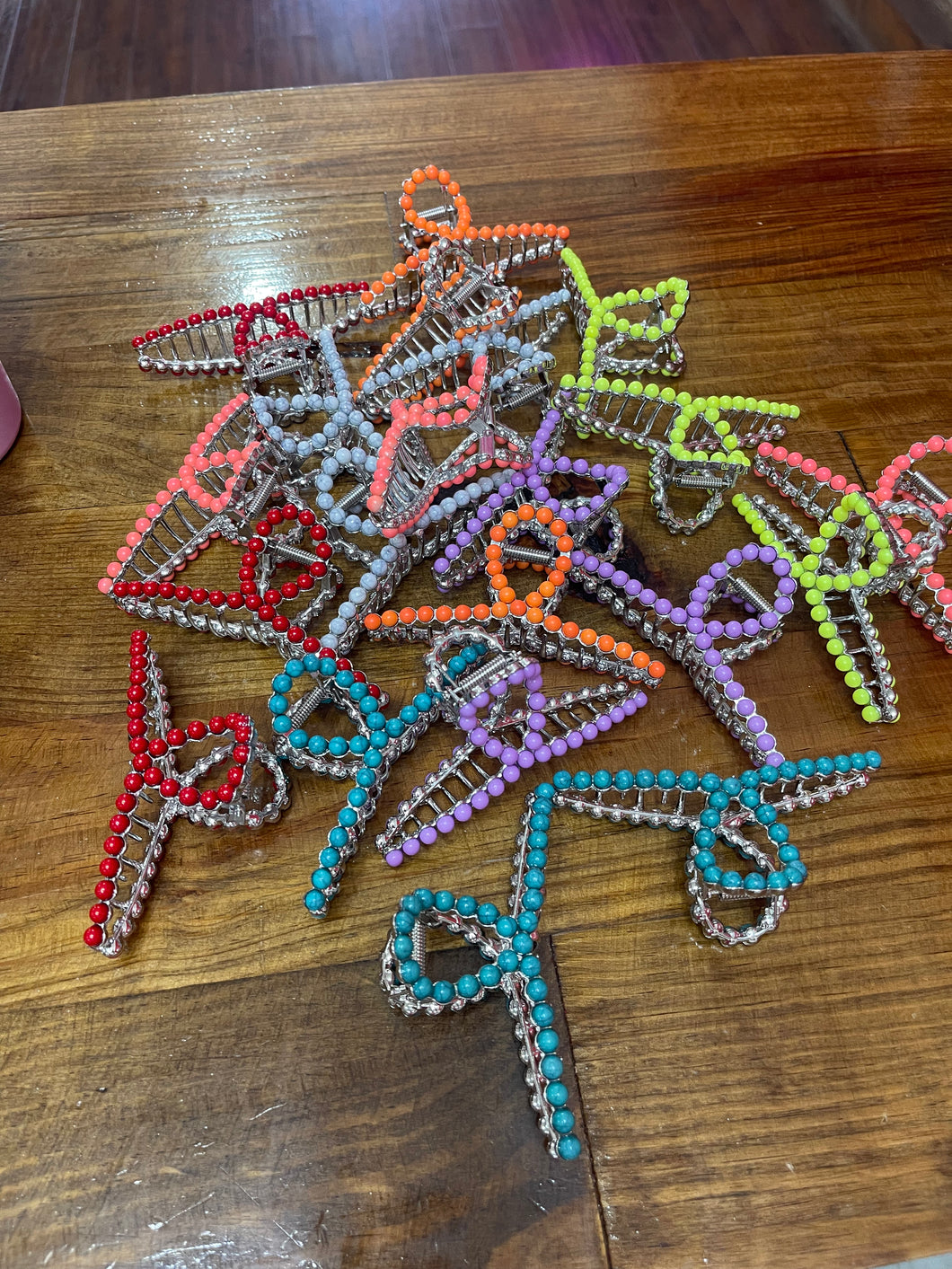 Beaded Claw Clip