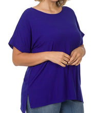 Load image into Gallery viewer, Plus size short sleeve top
